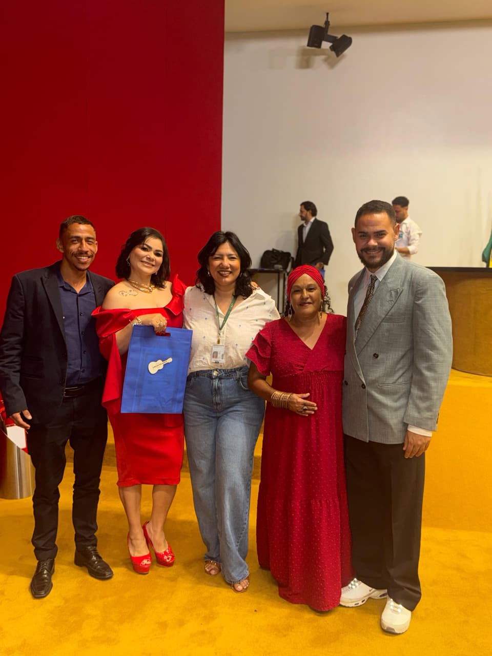 Grupo de homenageados